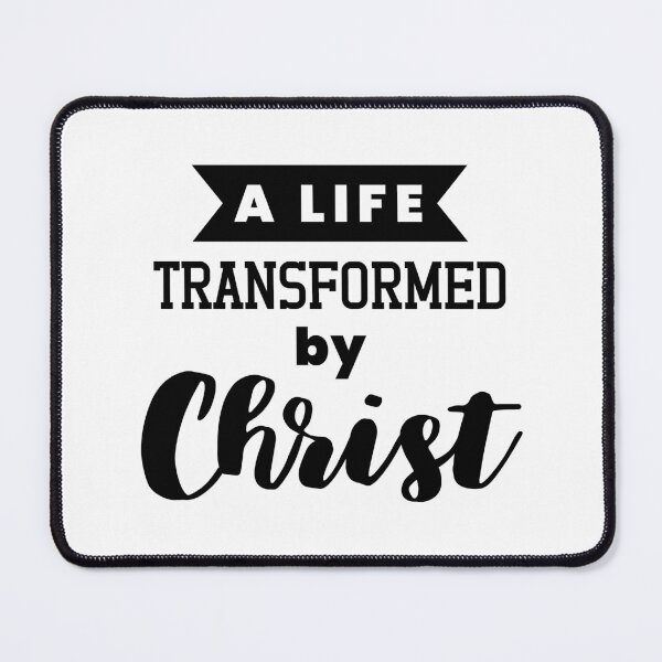 Item preview, Christian verse A Life Transformed by Christ designed and sold by BibleProject.