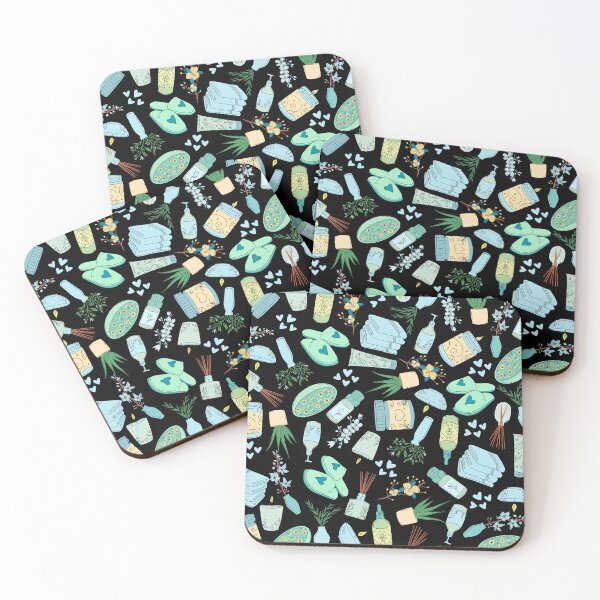 Item preview, Everyday is a Self-Care Day (black, blue) designed and sold by Dorina Larsdotter.