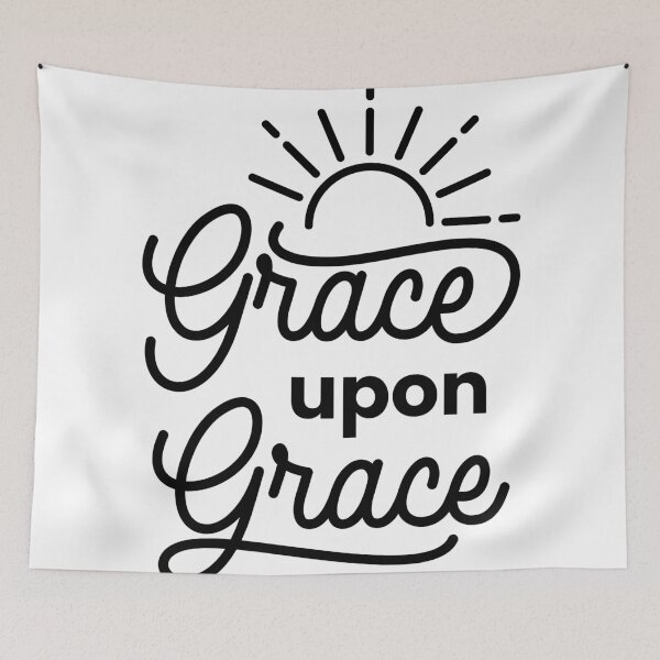 Item preview, Christian verse Grace Upon Grace designed and sold by BibleProject.