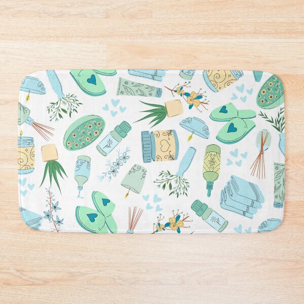 Item preview, Everyday is a Self-Care Day (white, blue) designed and sold by Dorina Larsdotter.