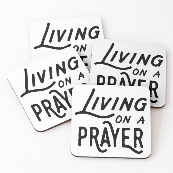 Item preview, Christian verse Living on a Prayer designed and sold by BibleProject.