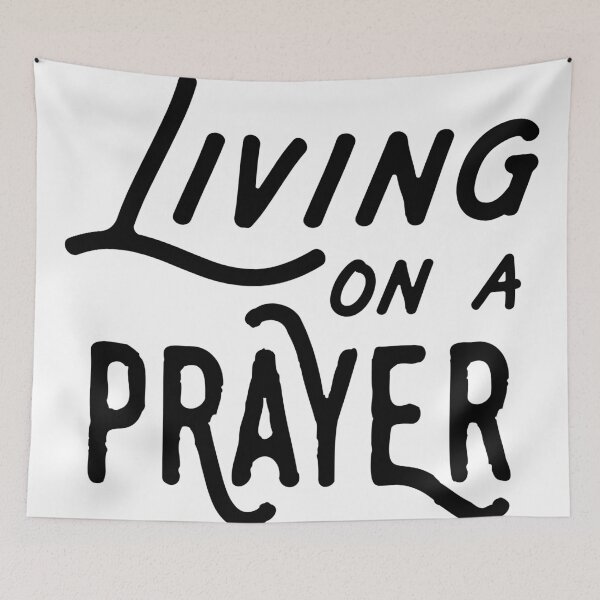 Item preview, Christian verse Living on a Prayer designed and sold by BibleProject.