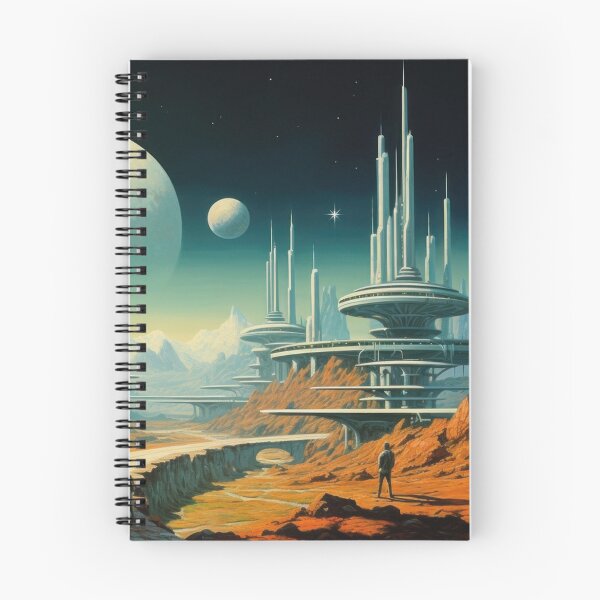 Item preview, surreal city, scifi, 70s designed and sold by Mauswohn.