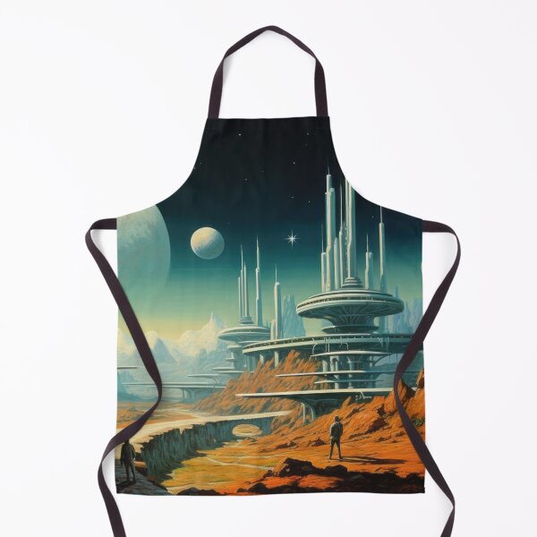 Item preview, surreal city, scifi, 70s designed and sold by Mauswohn.