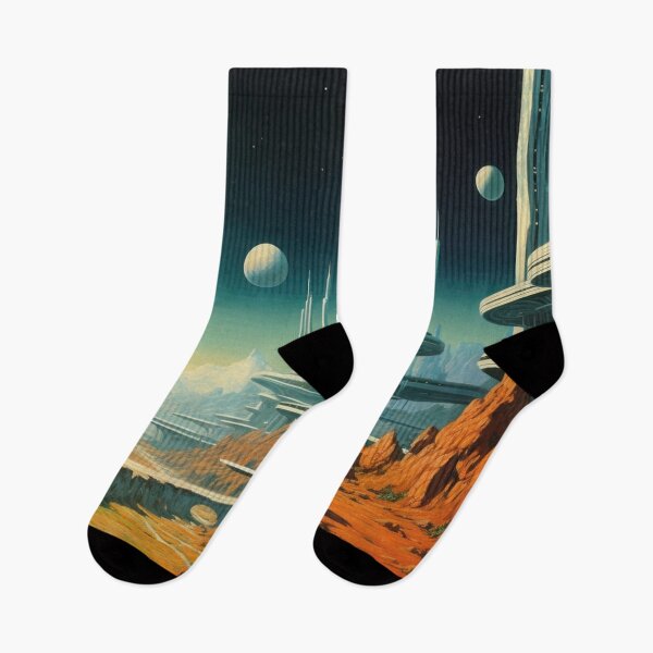 Item preview, surreal city, scifi, 70s designed and sold by Mauswohn.