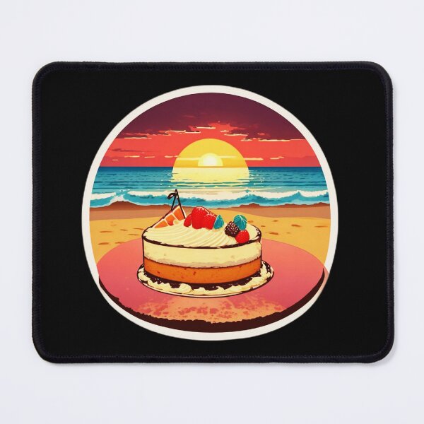 Item preview, Tasty Whipped Cream by the Ocean at Sunset designed and sold by NautiChic.