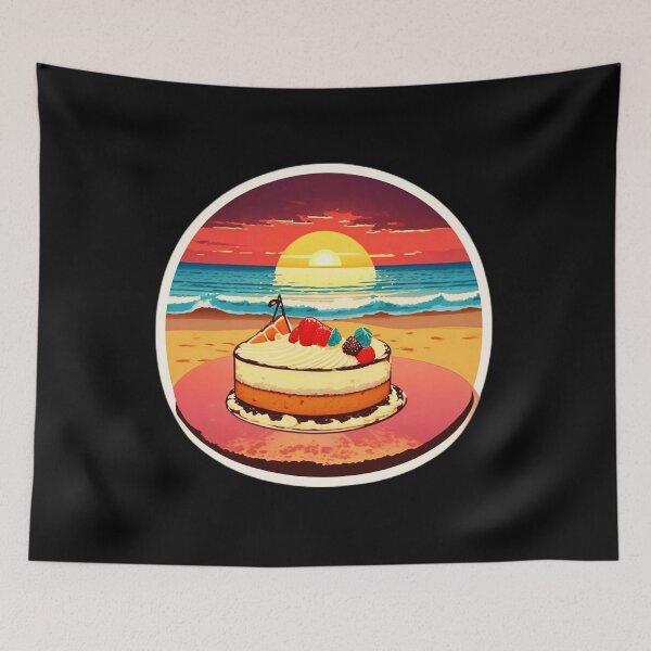 Item preview, Tasty Whipped Cream by the Ocean at Sunset designed and sold by NautiChic.