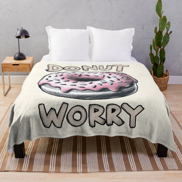 Item preview, Donut Worry Be Happy - Trendy Treats for Sweet Snacking designed and sold by RuyaFab.
