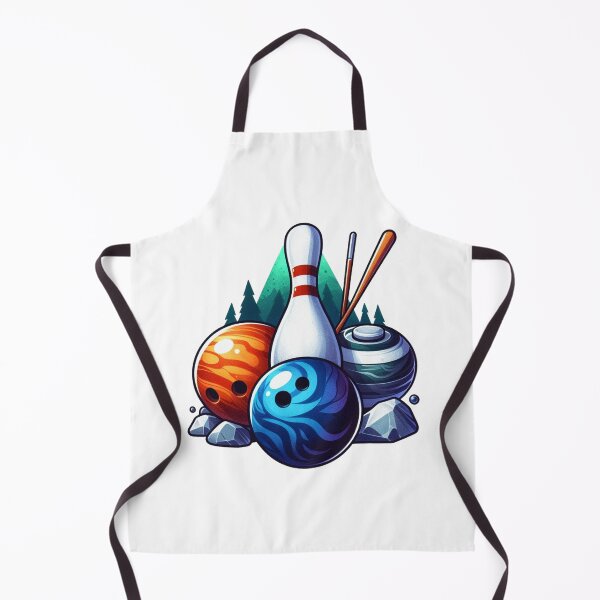 Item preview, "Joy and benefits from sports, represented by a bowling ball, curling stone, and billiard ball arranged in a triangular shape." designed and sold by PaintMeWorld.