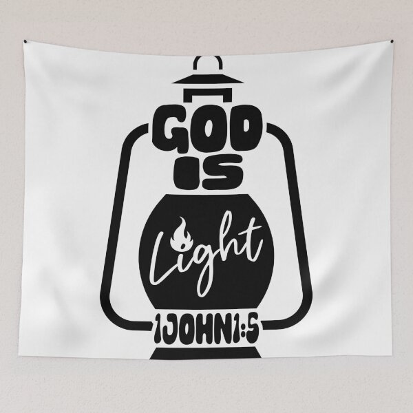 Item preview, Christian verse God is Light designed and sold by BibleProject.