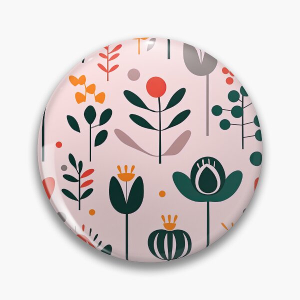 Item preview,    Scandinavian flower leaf pattern  designed and sold by Bubblegirl17.