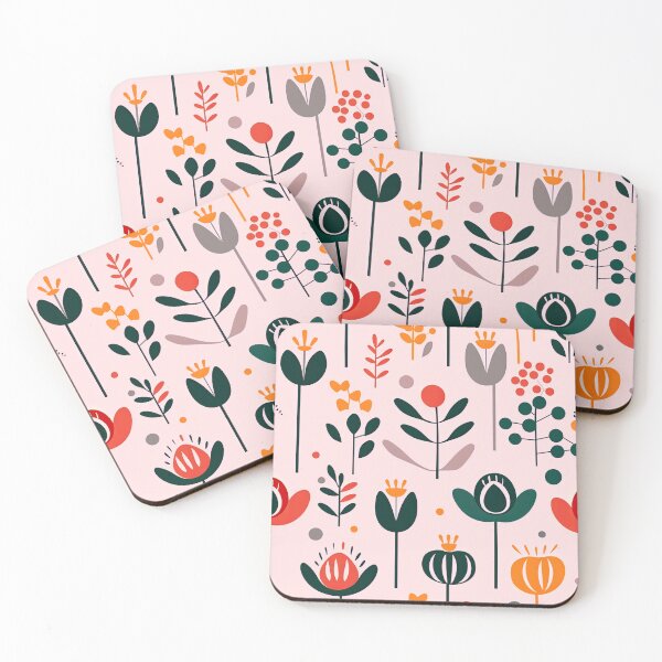 Item preview,    Scandinavian flower leaf pattern  designed and sold by Bubblegirl17.