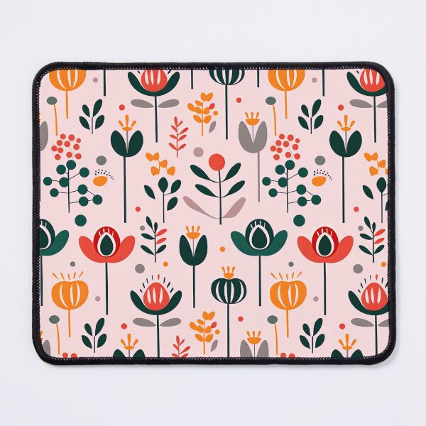 Item preview, Scandinavian flower leaf pattern designed and sold by Bubblegirl17.