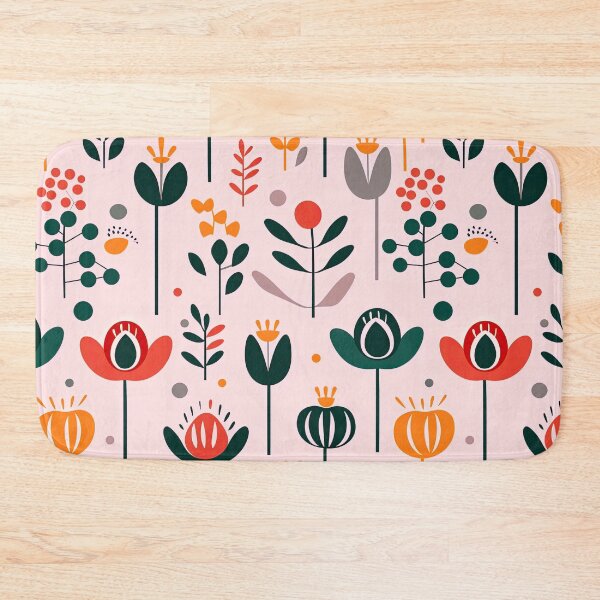 Item preview,    Scandinavian flower leaf pattern  designed and sold by Bubblegirl17.