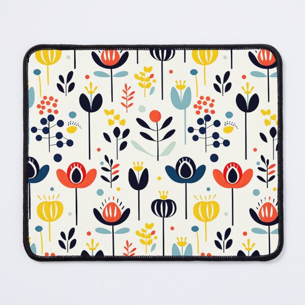 Item preview, Scandinavian flower leaf pattern designed and sold by Bubblegirl17.