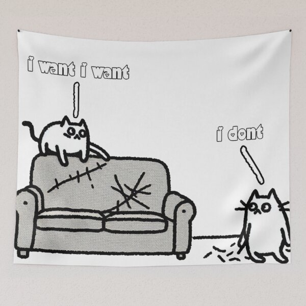 Item preview, Cats and Sofa designed and sold by SneakkiArt.