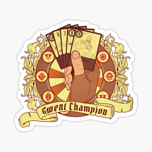 The cards tournament champion Sticker