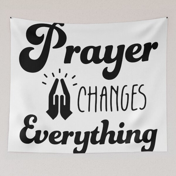 Item preview, Christian verse Prayer Changes Everything designed and sold by BibleProject.