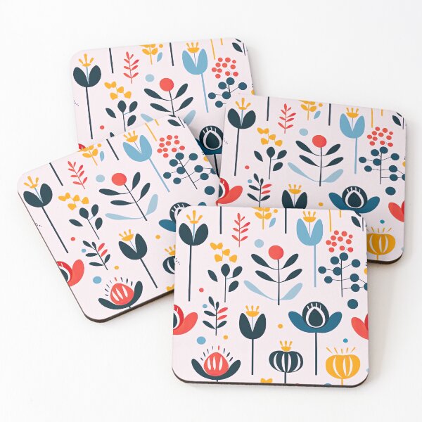 Item preview,    Scandinavian flower leaf pattern  designed and sold by Bubblegirl17.