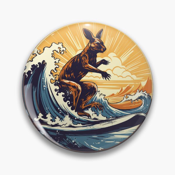 Item preview, Kangaroo surfing in Australia designed and sold by Micapox.