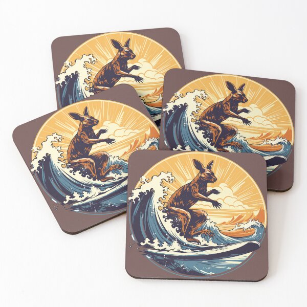Item preview, Kangaroo surfing in Australia designed and sold by Micapox.