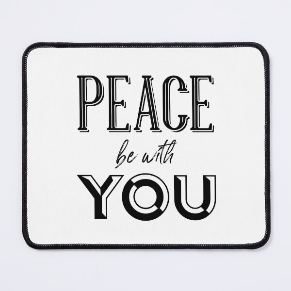 Item preview, Christian verse Peace Be With You designed and sold by BibleProject.