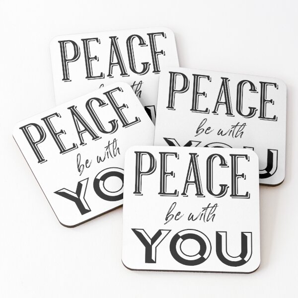 Item preview, Christian verse Peace Be With You designed and sold by BibleProject.