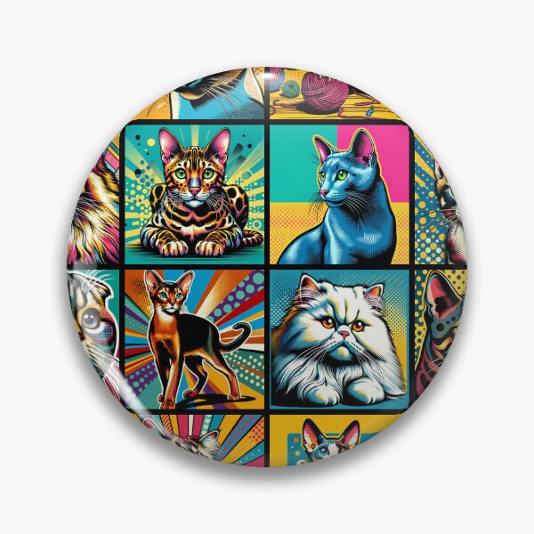 Item preview, Popcat - Pop Art Cat Artwork designed and sold by Rachael Taylor.