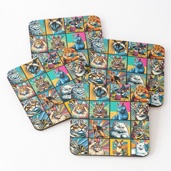 Item preview, Popcat - Pop Art Cat Artwork designed and sold by Rachael Taylor.