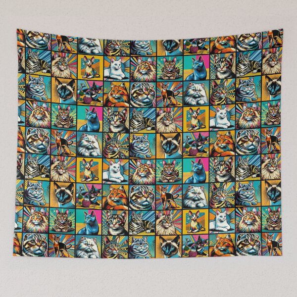 Item preview, Popcat - Pop Art Cat Artwork designed and sold by Rachael Taylor.