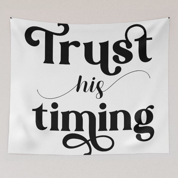 Item preview, Christian verse Trust His Timing designed and sold by BibleProject.