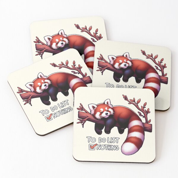 Item preview, Chill Vibes Only: Red Panda's Guide to Ultimate Relaxation designed and sold by RuyaFab.