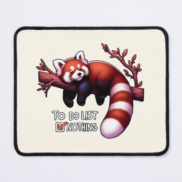 Item preview, Chill Vibes Only: Red Panda's Guide to Ultimate Relaxation designed and sold by RuyaFab.