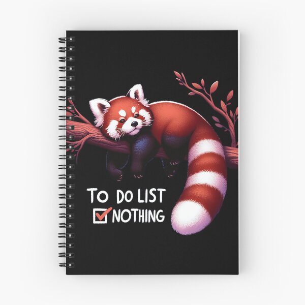 Item preview, Chill Vibes Only: Red Panda's Guide to Ultimate Relaxation designed and sold by RuyaFab.