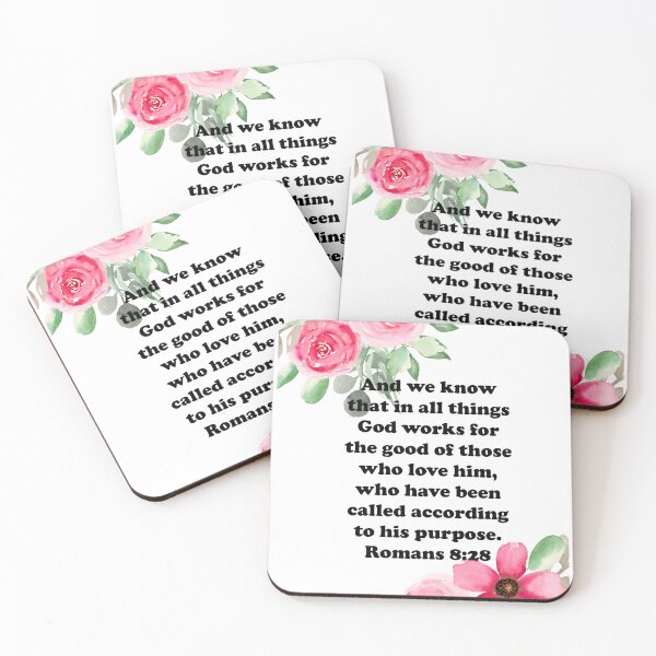 Item preview, Scripture Verse Art Romans 8:28 designed and sold by Harpley Design Studio.