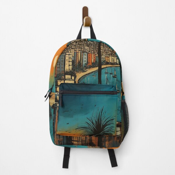 Item preview, Haifa travel vintage colorful anime graphics designed and sold by wonderfulpark.
