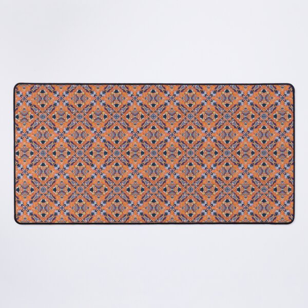 Item preview, Orange and purple retro 70s mandala boho pattern designed and sold by patterncrow.