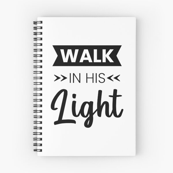 Item preview, Christian verse Walk in His Light designed and sold by BibleProject.