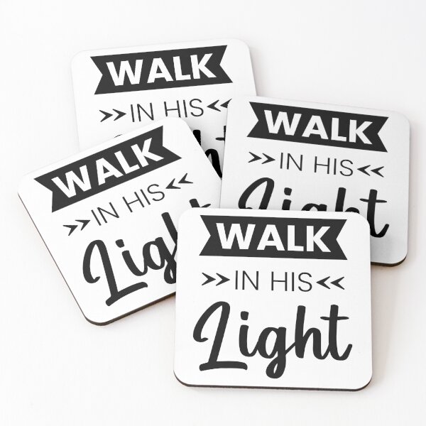 Item preview, Christian verse Walk in His Light designed and sold by BibleProject.