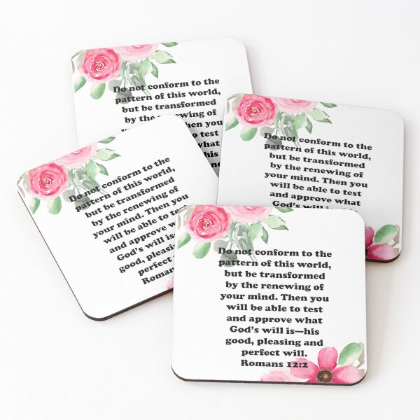 Item preview, Scripture Verse Art Romans 12:2 designed and sold by Harpley Design Studio.