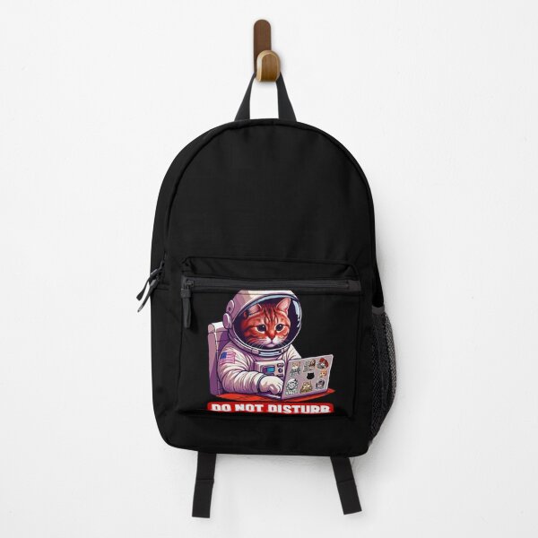 Item preview, Do Not Disturb Astronaut Tabby Cat Laptop designed and sold by plushism.