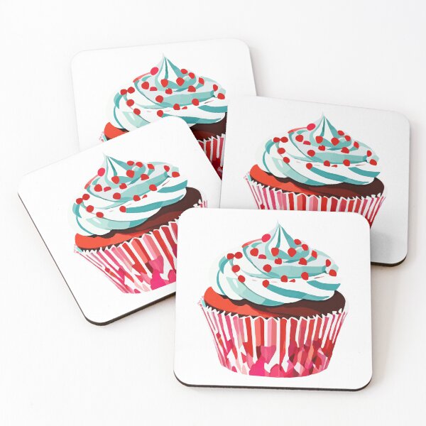 Item preview, Sweetheart Delight: Red Heart Valentine Cupcake designed and sold by CrazySweets.