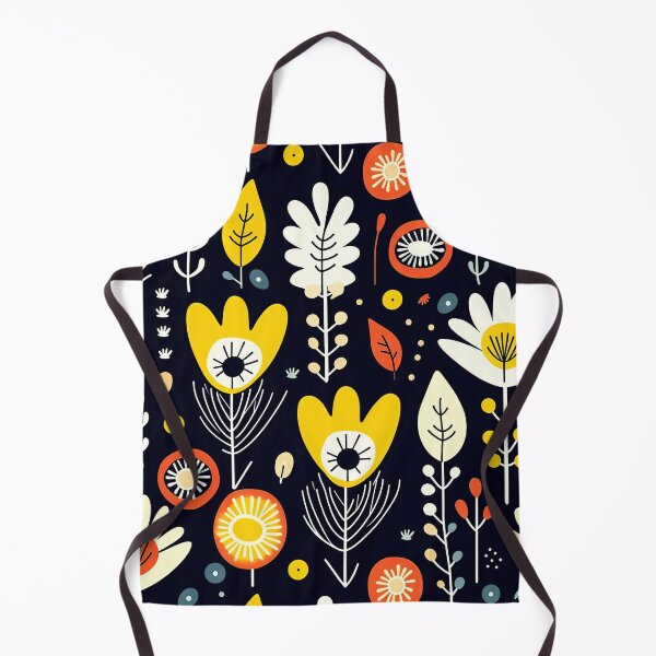 Item preview, Scandinavian flower leaf pattern designed and sold by Bubblegirl17.