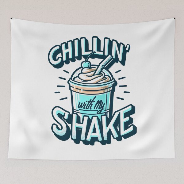 Item preview, Milkshake: Chillin' with My Shake designed and sold by Dungeon-Depot.