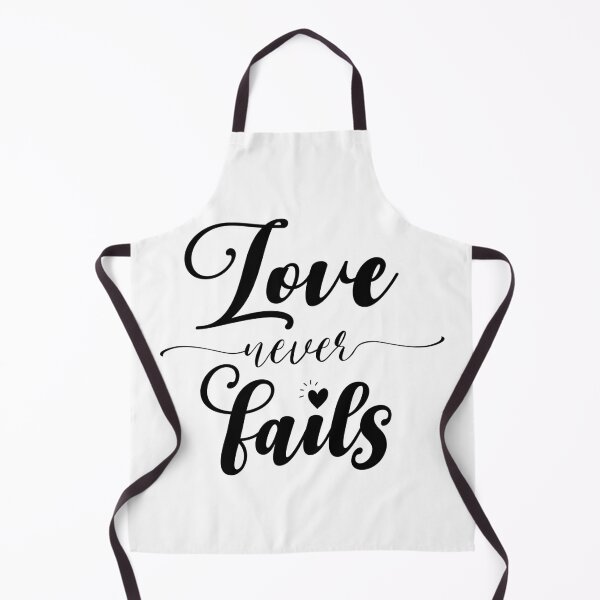 Item preview, Christian verse Love Never Fails designed and sold by BibleProject.