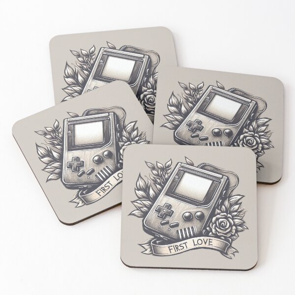 Item preview, Retro Gameboy Nostalgia - Vintage Gaming First Love Art designed and sold by RuyaFab.