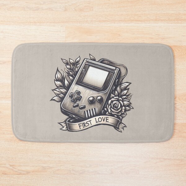 Item preview, Retro Gameboy Nostalgia - Vintage Gaming First Love Art designed and sold by RuyaFab.