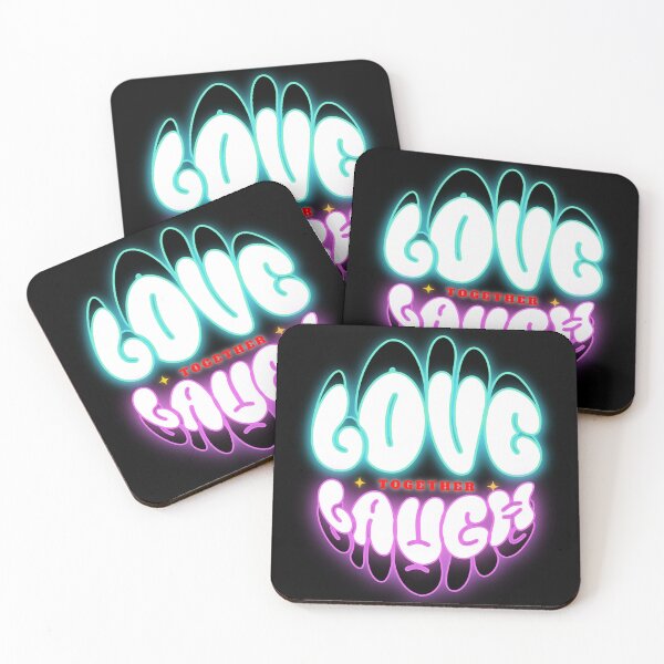 Item preview, “Love Laugh “ design for shirts and home decor, t-shirt for men and women. designed and sold by Nokart.