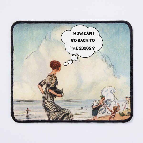 Item preview, The Woman Who Comes from the 2020s - Retro designed and sold by area248.