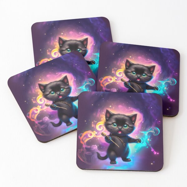 Item preview, Kittens At Work - Wizzard designed and sold by seekingcerulean.
